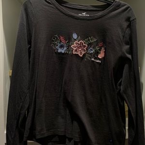 long sleeve flower shirt from Hollister !!